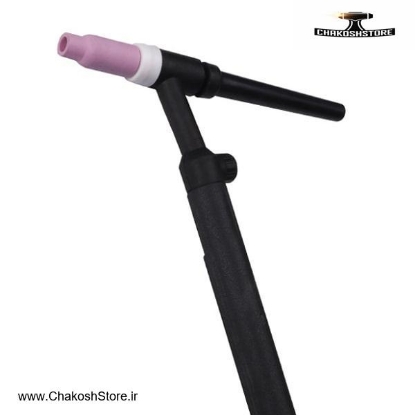 تصویر   تورچ تیگ توان جم گاز خنک ثابت شیر دار مدل WP-17V با کابل 4 متری