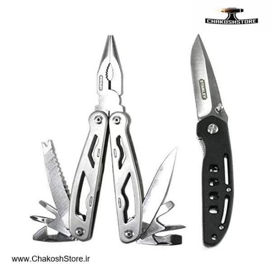 تصویر   انبردست چند کاره و چاقو استنلی مدل STHT0-71028