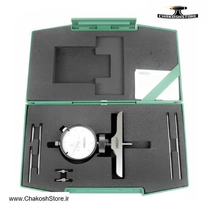 تصویر   عمق سنج ساعتی اینسایز 300 میلی متر مدل 202-2342