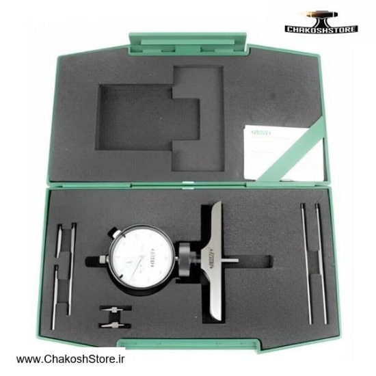 تصویر   عمق سنج ساعتی اینسایز 300 میلی متر مدل 202-2342