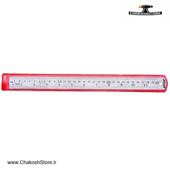 تصویر   خط کش فلزی آروا 30 سانتی متر مدل 4691
