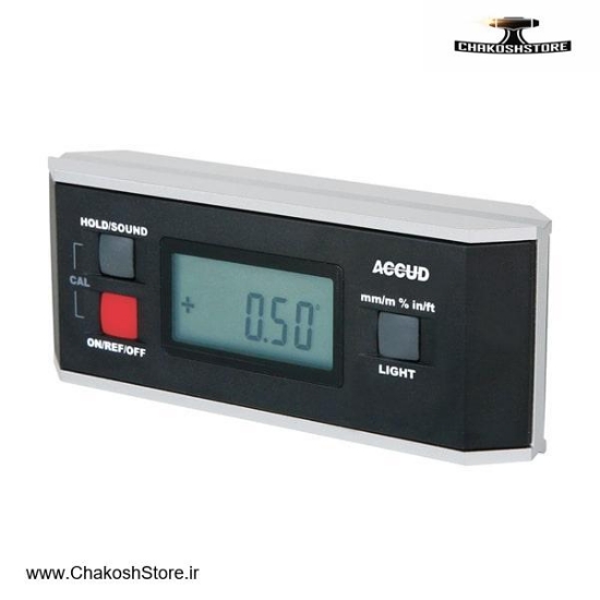 تصویر   ومشخصات زاویه سنج و شیب سنج دیجیتال مگنتی Accud ( آکاد ) مدل 722-360-01