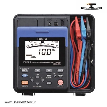 تصویر   میگر دیجیتال و تستر عایق هیوکی ولتاژ بالا مدل IR3455