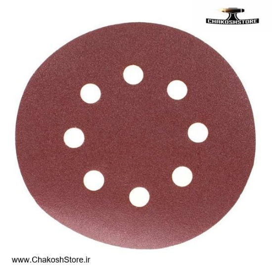 تصویر   کاغذ سنباده گرد 225 میلی متر محک 8 سوراخ