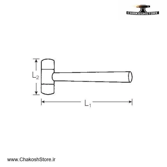 تصویر   چکش فیبری اشتایویل مدل 10956